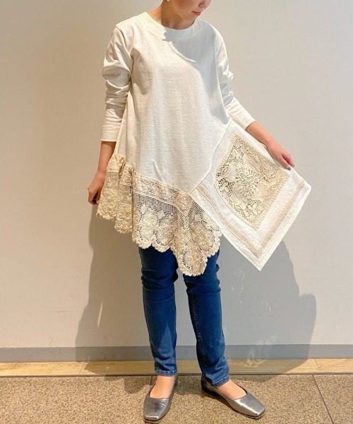 BEARDSLEY(ビアズリー)の「デニムパギンス(デニムパンツ・レディース・ブルー・1/0)」の20枚目の写真