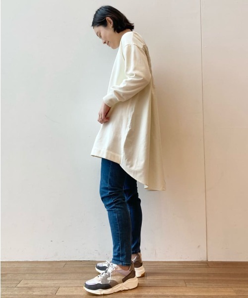 BEARDSLEY(ビアズリー)の「デニムパギンス(デニムパンツ・レディース・ブルー・1/0)」の16枚目の写真