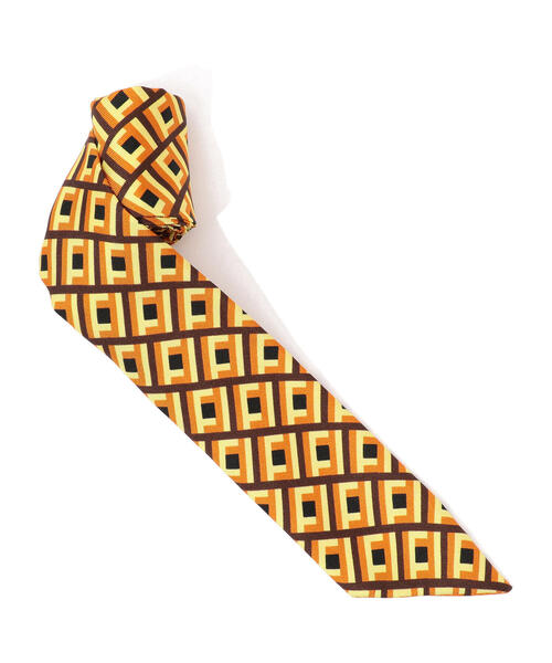 TOMORROWLAND （トゥモローランド）の「TOMORROWLAND シルク ジオメトリックスカーフ（バンダナ/スカーフ・メンズ・ブルー系その他2/イエロー系その他2・FREE）」の2枚目の写真