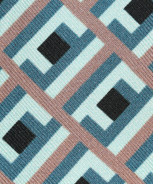 TOMORROWLAND （トゥモローランド）の「TOMORROWLAND シルク ジオメトリックスカーフ（バンダナ/スカーフ・メンズ・ブルー系その他2/イエロー系その他2・FREE）」の3枚目の写真