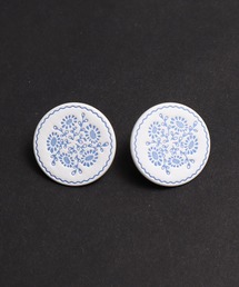 I am I in fact... | SMALL MUSTACHE コースターイヤリング(イヤリング)