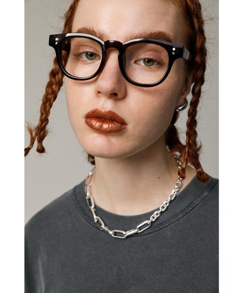 SLY（スライ）の「CLEAR LENS GLASSES クリアレンズ（メガネ・レディース・ブラック/クリア・FREE）」の7枚目の写真