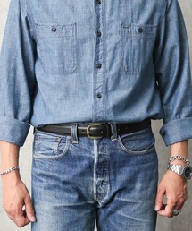 実物 新品 イギリス ロイヤルメール Post Brenhinol ドレス レザーベルト