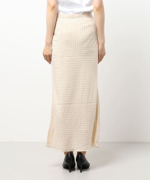 yuw（ユウ）の「ドットタイトマーメイドスカート　957865（スカート・レディース・ブラック/ブラウン/アイボリー・MEDIUM/LARGE）」の4枚目の写真