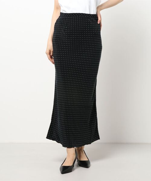 yuw（ユウ）の「ドットタイトマーメイドスカート　957865（スカート・レディース・ブラック/ブラウン/アイボリー・MEDIUM/LARGE）」の19枚目の写真