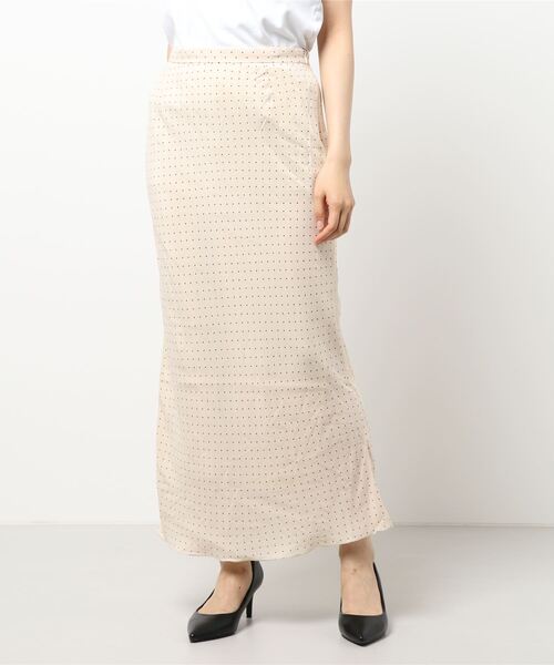 yuw（ユウ）の「ドットタイトマーメイドスカート　957865（スカート・レディース・ブラック/ブラウン/アイボリー・MEDIUM/LARGE）」の20枚目の写真