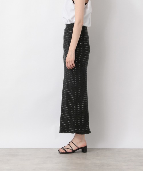 yuw（ユウ）の「ドットタイトマーメイドスカート　957865（スカート・レディース・ブラック/ブラウン/アイボリー・MEDIUM/LARGE）」の9枚目の写真