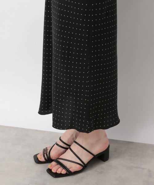 yuw（ユウ）の「ドットタイトマーメイドスカート　957865（スカート・レディース・ブラック/ブラウン/アイボリー・MEDIUM/LARGE）」の14枚目の写真