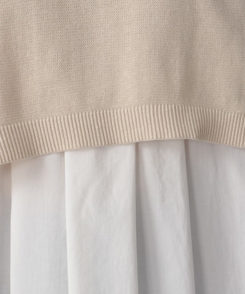 LOWRYS FARM（ローリーズファーム）の「ショートニット２Ｐ６Ｓ　215896（ニット/セーター・レディース・アイボリー/ブラック/グリーン・FREE）」の4枚目の写真