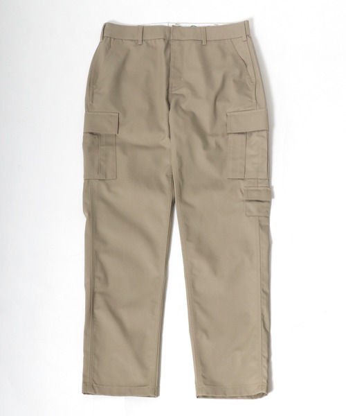 Dickies（ディッキーズ）の「Dickies(ディッキーズ)ツイルワイドテーパードカーゴパンツ（カーゴパンツ・メンズ・ベージュ/カーキ・32inch/30inch/28inch/34inch/36inch）」の3枚目の写真