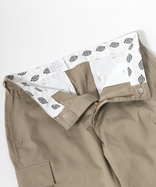 Dickies（ディッキーズ）の「Dickies(ディッキーズ)ツイルワイドテーパードカーゴパンツ（カーゴパンツ・メンズ・ベージュ/カーキ・32inch/30inch/28inch/34inch/36inch）」の7枚目の写真