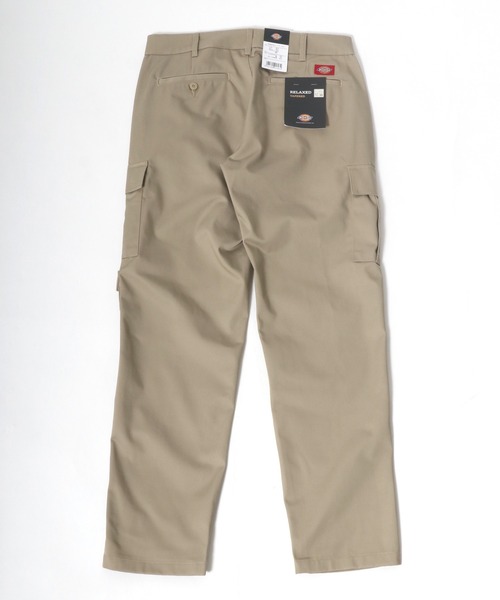 Dickies（ディッキーズ）の「Dickies(ディッキーズ)ツイルワイドテーパードカーゴパンツ（カーゴパンツ・メンズ・ベージュ/カーキ・32inch/30inch/28inch/34inch/36inch）」の4枚目の写真