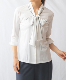 NARACAMICIE | 60スムースリボンタイBS(Tシャツ/カットソー)