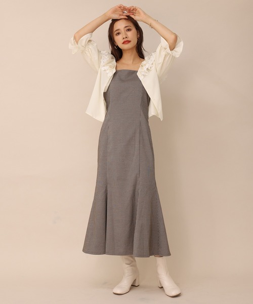 one after another NICE CLAUP（ワンアフターアナザーナイスクラップ）の「フリル衿アソートブラウス（シャツ/ブラウス・レディース・ブラック/アイボリー/ドット/チェック・FREE）」の15枚目の写真