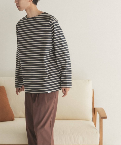 FORK&SPOON（フォークアンドスプーン）の「FORK&SPOON　ボートネックボーダー（Tシャツ/カットソー・メンズ・レッド系その他/ホワイト系その他/グレー系その他/ブルー系その他・3/5/4）」の16枚目の写真