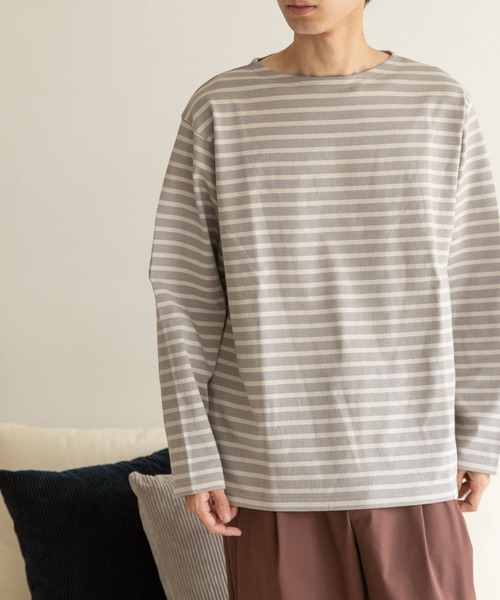 FORK&SPOON（フォークアンドスプーン）の「FORK&SPOON　ボートネックボーダー（Tシャツ/カットソー・メンズ・レッド系その他/ホワイト系その他/グレー系その他/ブルー系その他・3/5/4）」の17枚目の写真