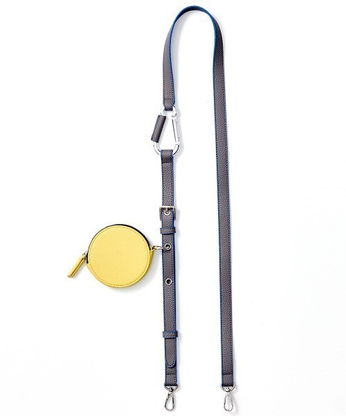 ajew（エジュー）の「ajew/エジュー/Canaviar circle shoulder（スマホグッズ・レディース・ホワイト/ブラック/シルバー/グレー/ブラウン・FREE/F）」の4枚目の写真