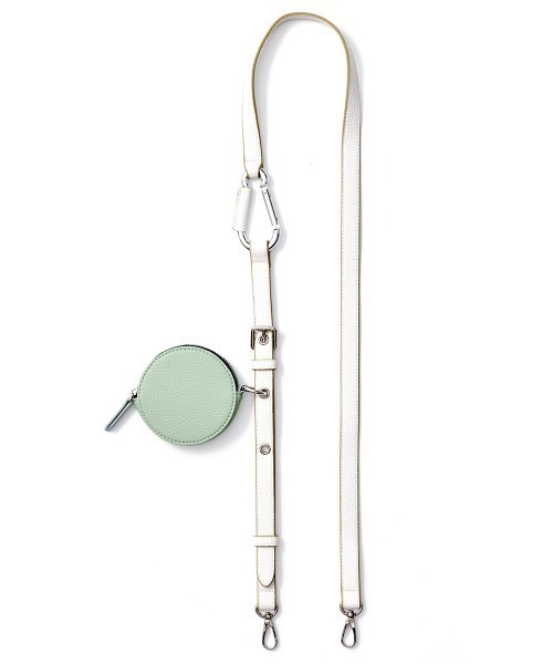 ajew（エジュー）の「ajew/エジュー/Canaviar circle shoulder（スマホグッズ・レディース・ホワイト/ブラック/シルバー/グレー/ブラウン・FREE/F）」の2枚目の写真