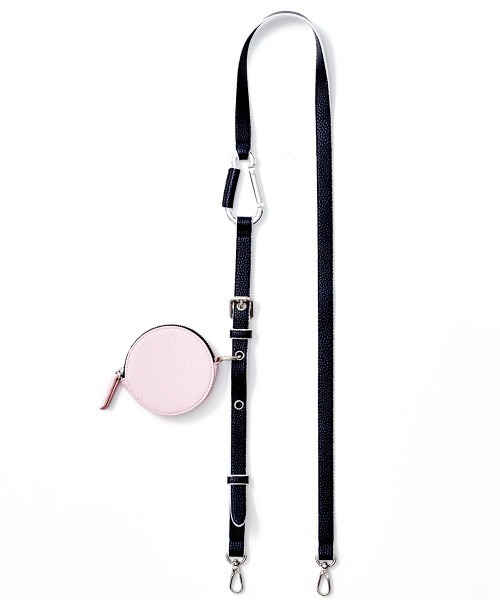 ajew（エジュー）の「ajew/エジュー/Canaviar circle shoulder（スマホグッズ・レディース・ホワイト/ブラック/シルバー/グレー/ブラウン・FREE/F）」の3枚目の写真