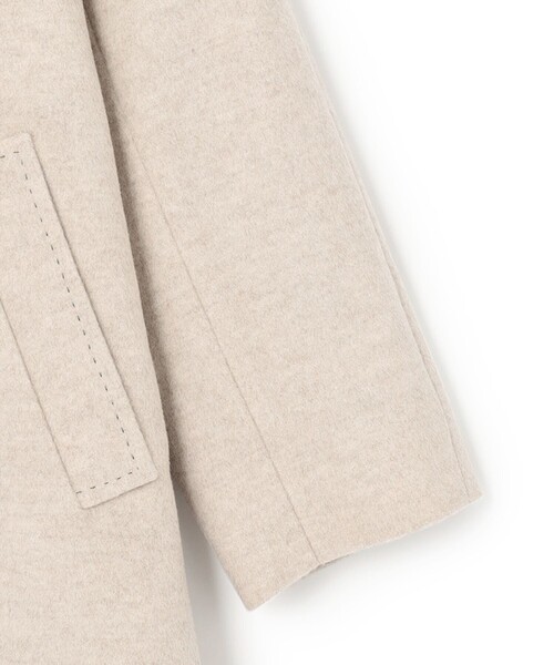 Paul Smith（ポールスミス）の「ウールカシミヤ コート（ステンカラーコート・レディース・ブラック系/ベージュ系・40/38/42/36/44L/42L）」の6枚目の写真