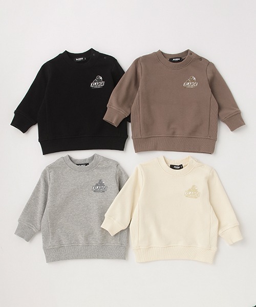 XLARGE KIDS（エクストララージキッズ）の「OGゴリラトレーナー（スウェット・キッズ・アイボリー/ブラウン/トップグレー/ブラック・110cm/120cm/90cm/100cm/80ｃｍ/130cm/140cm）」の15枚目の写真