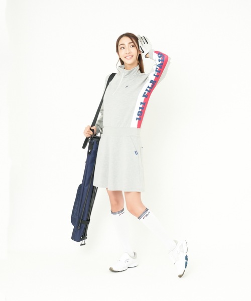 FILA（フィラ）の「【FILA:フィラゴルフ】レディースワンピース / ゴルフウェア（ワンピース・レディース・ネイビー/杢グレー/ブラック・LARGE/MEDIUM/X-LARGE）」の17枚目の写真