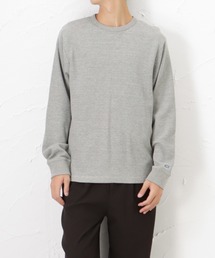 DISCUS ディスカス 無地ワッフルロングスリーブTシャツ