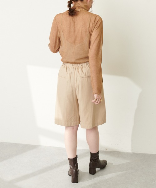 DISCOAT（ディスコート）の「セットアップタックショートパンツ（その他パンツ・レディース・ブラック/モカ/グレイッシュベージュ・FREE）」の10枚目の写真