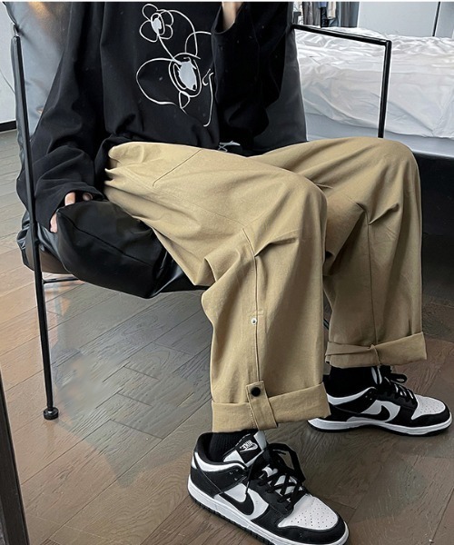 MGV(エムジーヴィー)の「ロールアップミリタリーパンツ(カーゴパンツ・メンズ・ベージュ/ブラック・MEDIUM/LARGE/X-LARGE)」の8枚目の写真