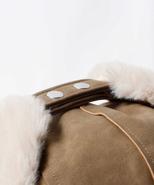 SUBLIME（サブライム）の「【SUBLiME/サブライム】PUフライトキャップ　＃SB213-0207（キャップ・レディース・ベージュ/ブラック・FREE）」の11枚目の写真