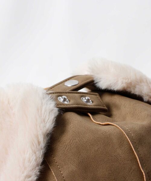 SUBLIME（サブライム）の「【SUBLiME/サブライム】PUフライトキャップ　＃SB213-0207（キャップ・レディース・ベージュ/ブラック・FREE）」の10枚目の写真