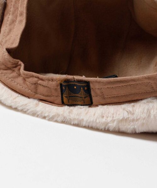 SUBLIME（サブライム）の「【SUBLiME/サブライム】PUフライトキャップ　＃SB213-0207（キャップ・レディース・ベージュ/ブラック・FREE）」の7枚目の写真