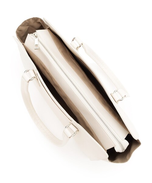 SHOO・LA・RUE（シューラルー）の「◆【フォーマル/入卒/抗菌】ビッグトート（トートバッグ・レディース・ブラック/サンドベージュ/ブラック系7/ナチュラル・00）」の11枚目の写真