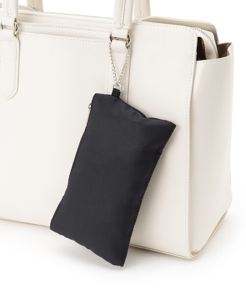 SHOO・LA・RUE（シューラルー）の「◆【フォーマル/入卒/抗菌】ビッグトート（トートバッグ・レディース・ブラック/サンドベージュ/ブラック系7/ナチュラル・00）」の15枚目の写真