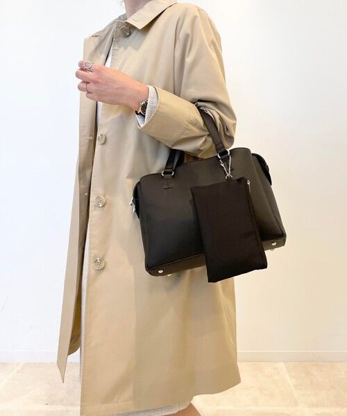 SHOO・LA・RUE（シューラルー）の「◆【フォーマル/入卒/抗菌】ビッグトート（トートバッグ・レディース・ブラック/サンドベージュ/ブラック系7/ナチュラル・00）」の21枚目の写真