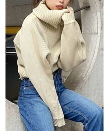 BIGタートルニットプルオーバー