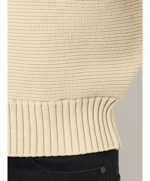 MURUA（ムルーア）の「BIGタートルニットプルオーバー（ニット/セーター・レディース・ブラック/ブルー/ブラウン/モカ/アイボリー・FREE）」の12枚目の写真