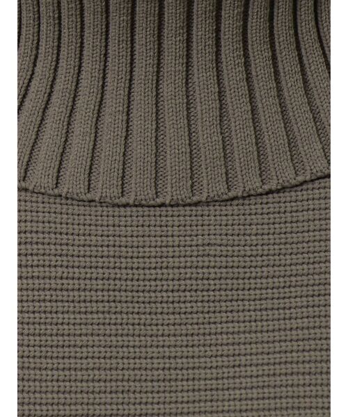 MURUA（ムルーア）の「BIGタートルニットプルオーバー（ニット/セーター・レディース・ブラック/ブルー/ブラウン/モカ/アイボリー・FREE）」の7枚目の写真