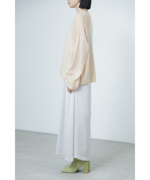 Mirror Mirror on the wall（ミラーミラー）の「4wayシアーニット&スリップドレスセット（ワンピース・レディース・ベージュ/グレー・ONE SIZE）」の16枚目の写真