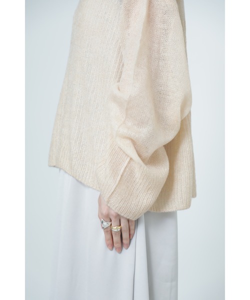 Mirror Mirror on the wall（ミラーミラー）の「4wayシアーニット&スリップドレスセット（ワンピース・レディース・ベージュ/グレー・ONE SIZE）」の15枚目の写真