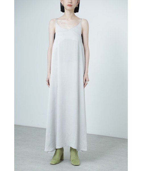 Mirror Mirror on the wall（ミラーミラー）の「4wayシアーニット&スリップドレスセット（ワンピース・レディース・ベージュ/グレー・ONE SIZE）」の11枚目の写真