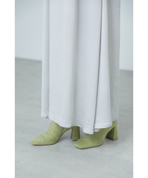 Mirror Mirror on the wall（ミラーミラー）の「4wayシアーニット&スリップドレスセット（ワンピース・レディース・ベージュ/グレー・ONE SIZE）」の17枚目の写真