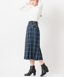 O'NEIL OF DUBLIN オニールオブダブリン ウーステッドウール100%スカート STANDARD 77cm Wワイドベルト