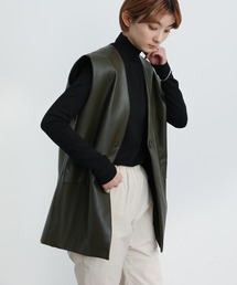 select MOCA | 2021 AW ハイネックストレッチトップス(Tシャツ/カットソー)