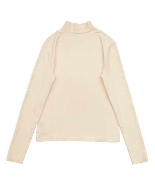 select MOCA（セレクトモカ）の「2021 AW ハイネックストレッチトップス（Tシャツ/カットソー・レディース・ブラック/レッド/アイボリー/チャコール・FREE）」の16枚目の写真