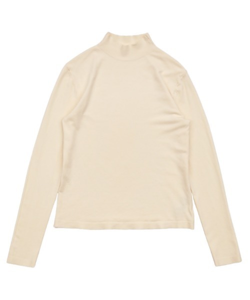 select MOCA（セレクトモカ）の「2021 AW ハイネックストレッチトップス（Tシャツ/カットソー・レディース・ブラック/レッド/アイボリー/チャコール・FREE）」の12枚目の写真