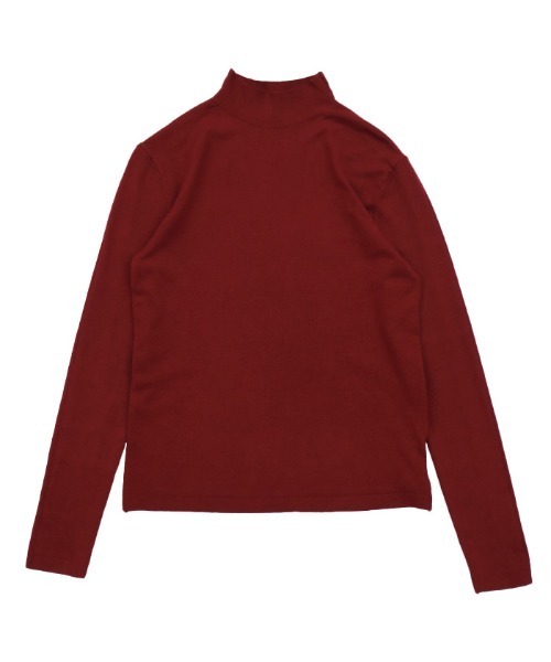 select MOCA（セレクトモカ）の「2021 AW ハイネックストレッチトップス（Tシャツ/カットソー・レディース・ブラック/レッド/アイボリー/チャコール・FREE）」の14枚目の写真