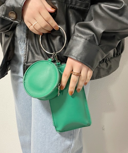 nemne store(ネンネストア)の「マルチショルダーバッグ(ボディバッグ/ウエストポーチ・レディース・ブラック/グリーン/アイボリー・フリー)」の10枚目の写真