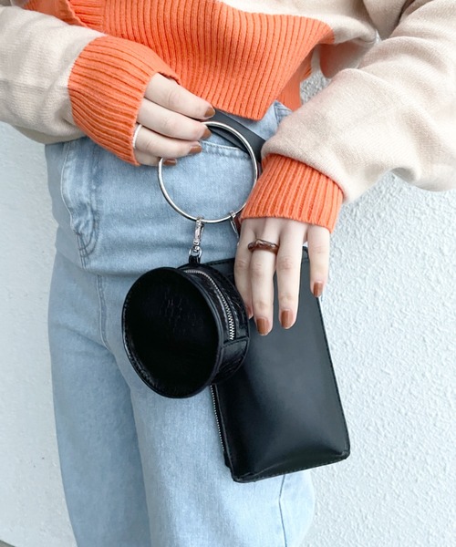 nemne store(ネンネストア)の「マルチショルダーバッグ(ボディバッグ/ウエストポーチ・レディース・ブラック/グリーン/アイボリー・フリー)」の20枚目の写真