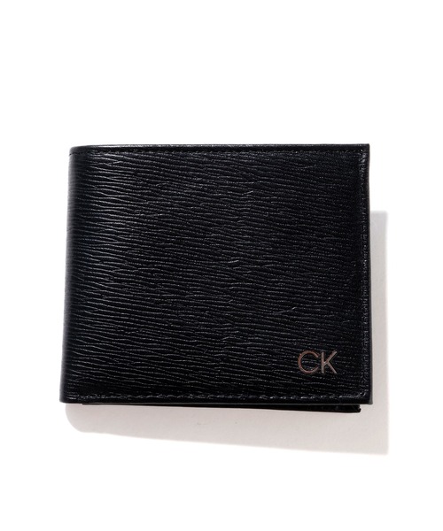 Calvin Klein（カルバン・クライン）の「【Calvin Klein/カルバンクライン】ワンポイント レザーコンパクトウォレット　ブランドBOX付（財布・メンズ・ブラック・FREE）」の6枚目の写真